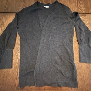 LOFT Women’s Charcoal Cardigan Sweater